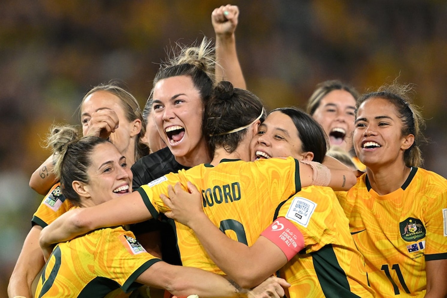 Our Matildas show leadership on the pitch